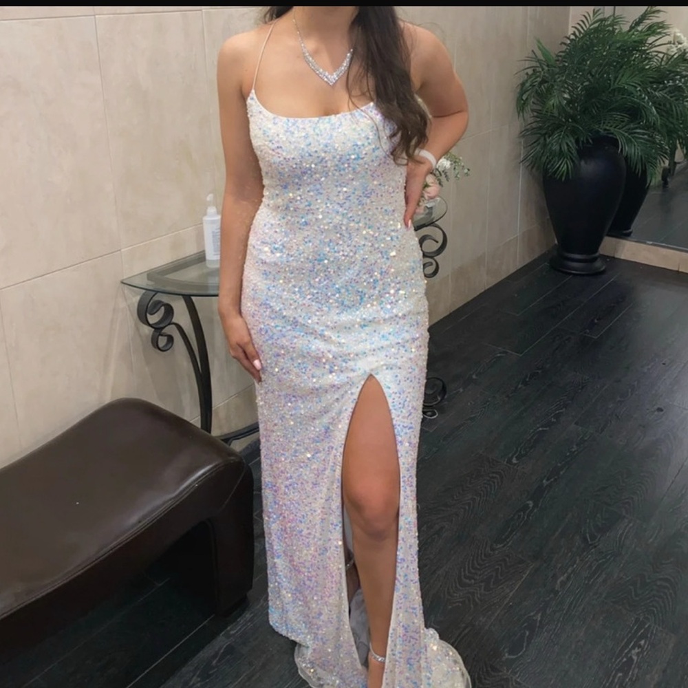 Sequin Pattern Pastel Primavera Dress